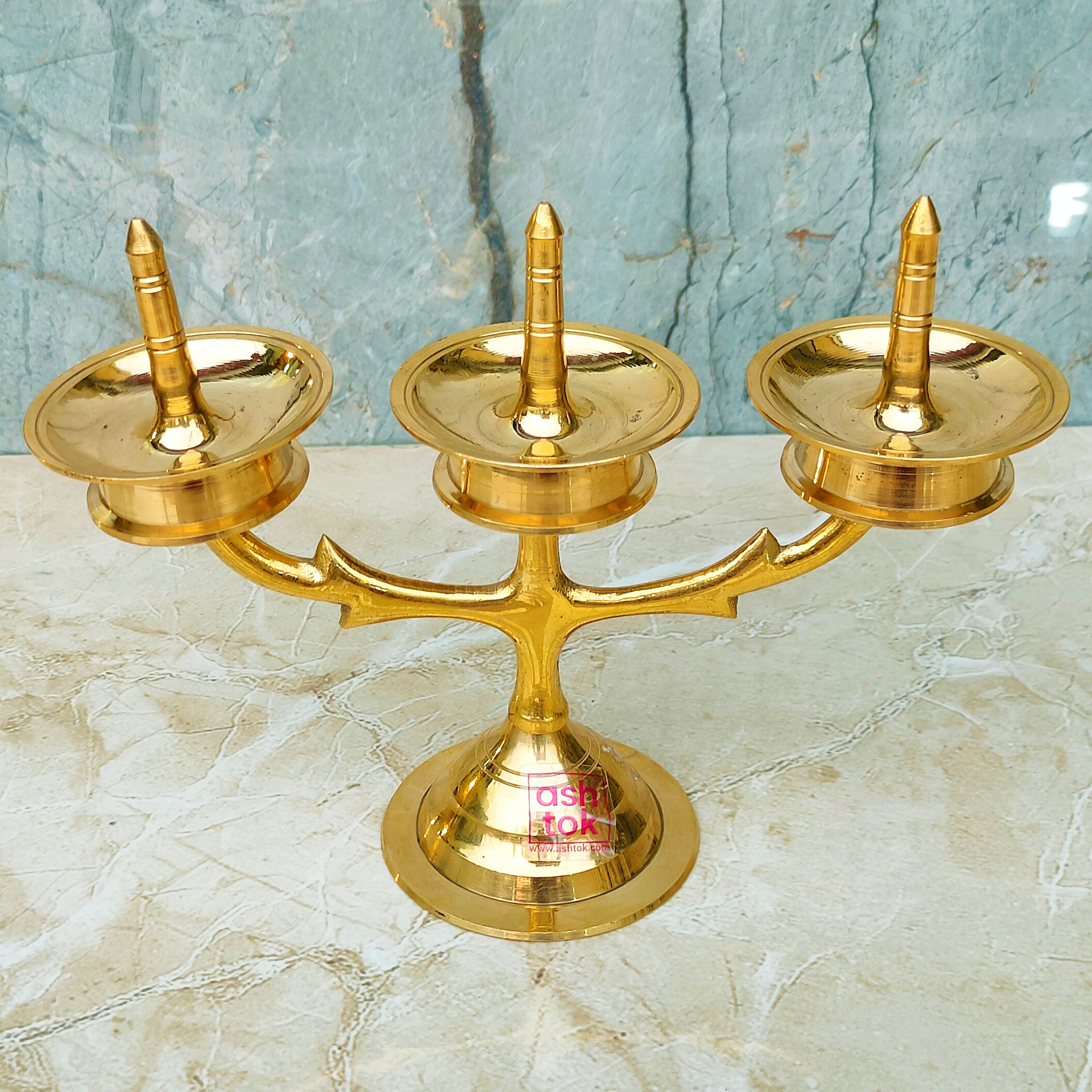 Brass Oil Lamp, Brass Traditional Kerala Lamp, Brass Vintage Oil