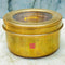 Brass Box, Masala Box, Stroge box, Dabba, Gift Item (Dia 4 Inches)