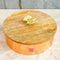 Metal Dry Fruit Bowl with Wooden Lid | Bakery Cake Box