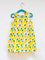 Ananaas Organic Cotton Block Printed Dress with a Pocket