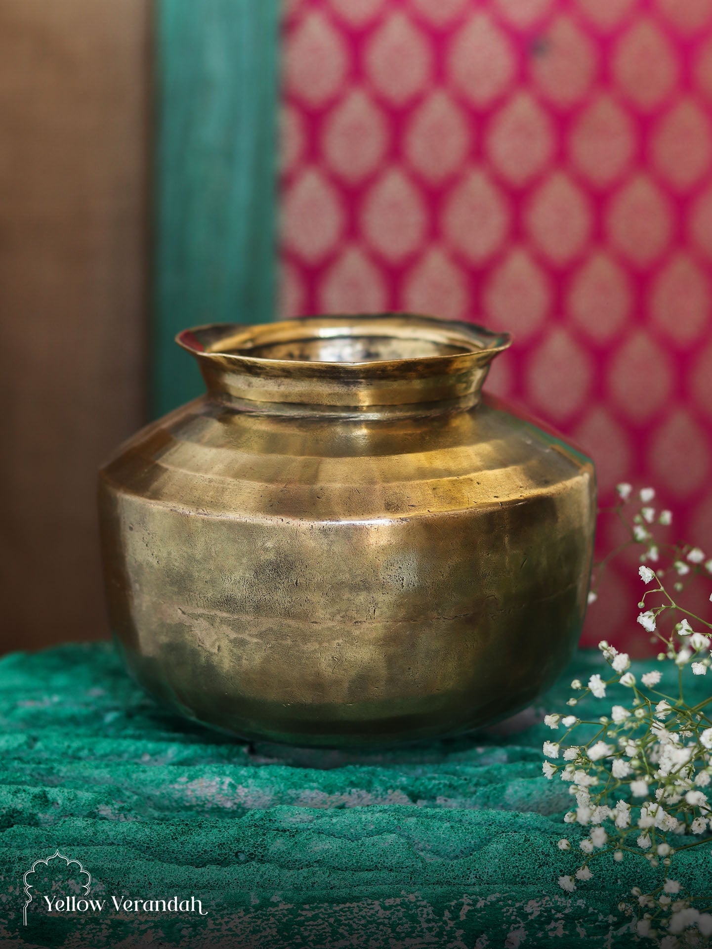 Vintage Brass Pot