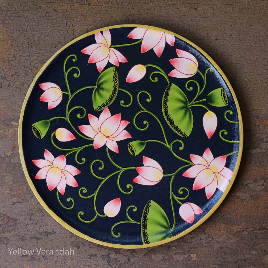 Pichwai Handpainted Wall Plate - 10