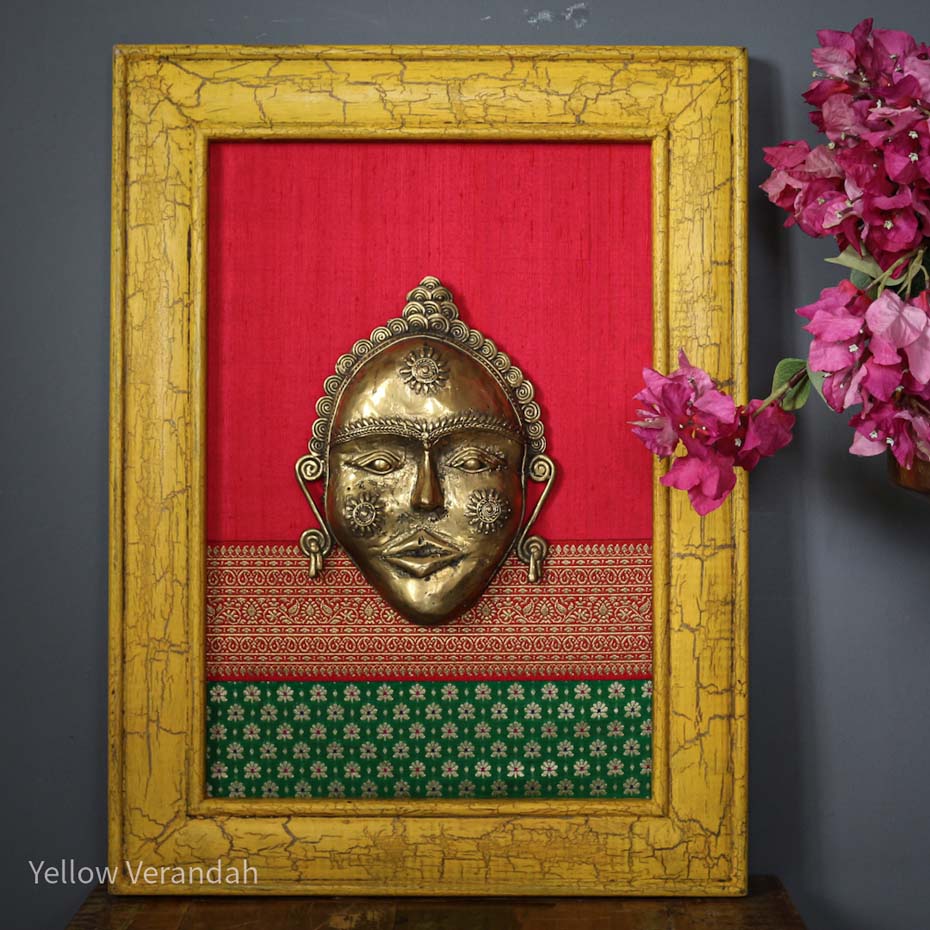 Tribal Prince Mask on Frame