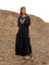 Kasturi Black Kaftan Maxi Dress