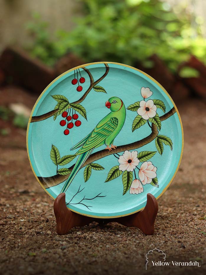 Pichwai Handpainted Wall Plate - 10