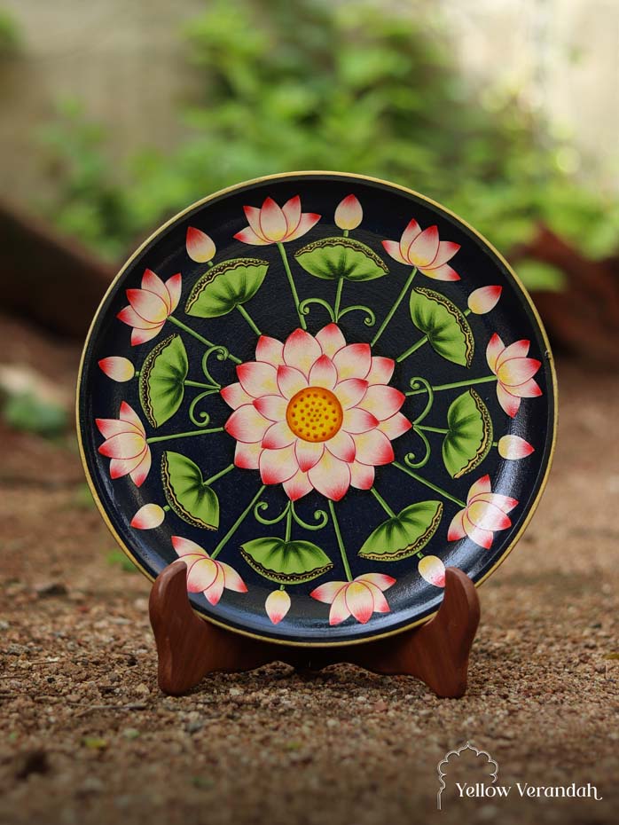 Pichwai Handpainted Wall Plate - 10