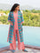 Pink Winter Block Printed Cotton Kimono/Robe