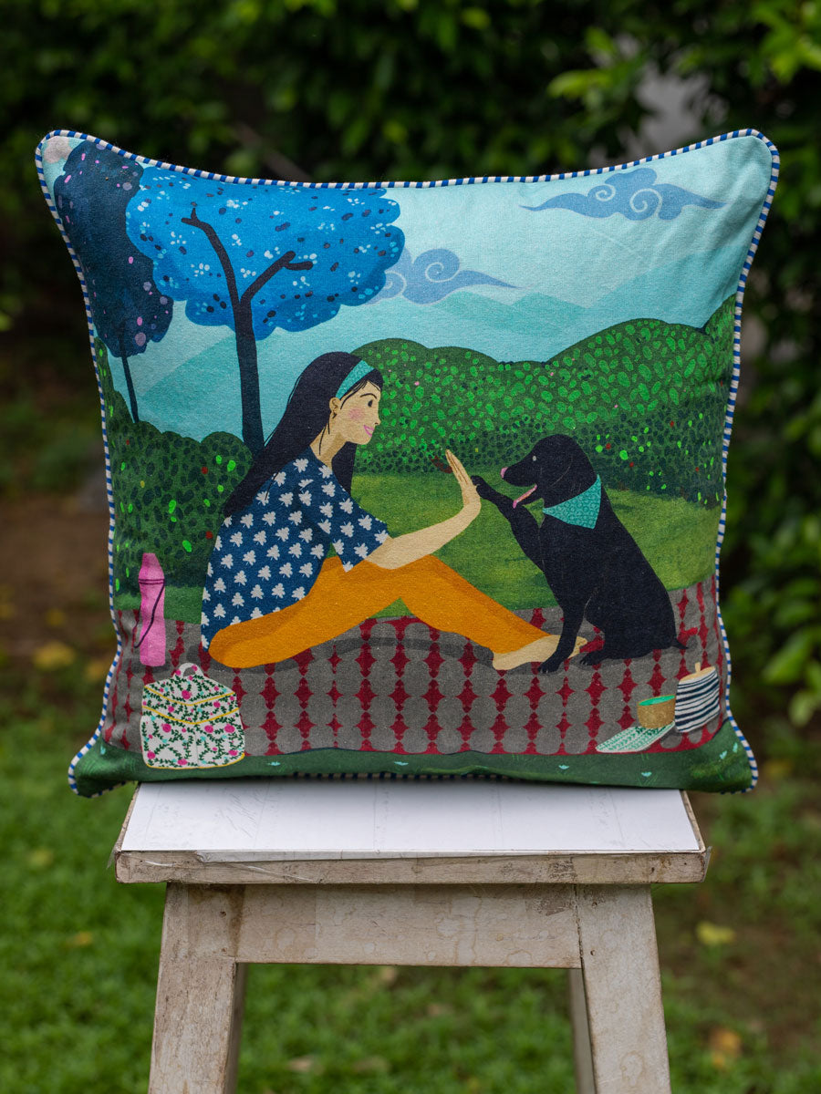 High Five, Buddy Cushion Cover - 16 Inch