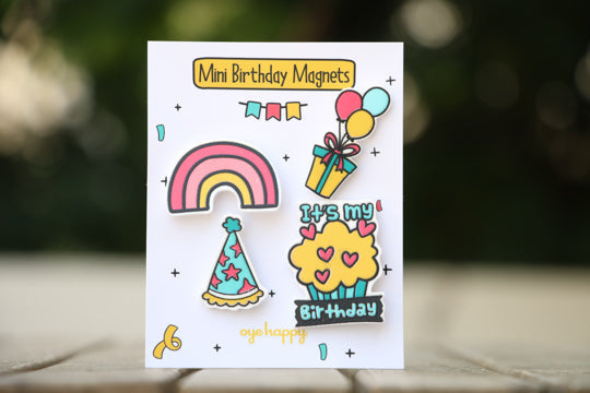 Tiny Birthday Magnets