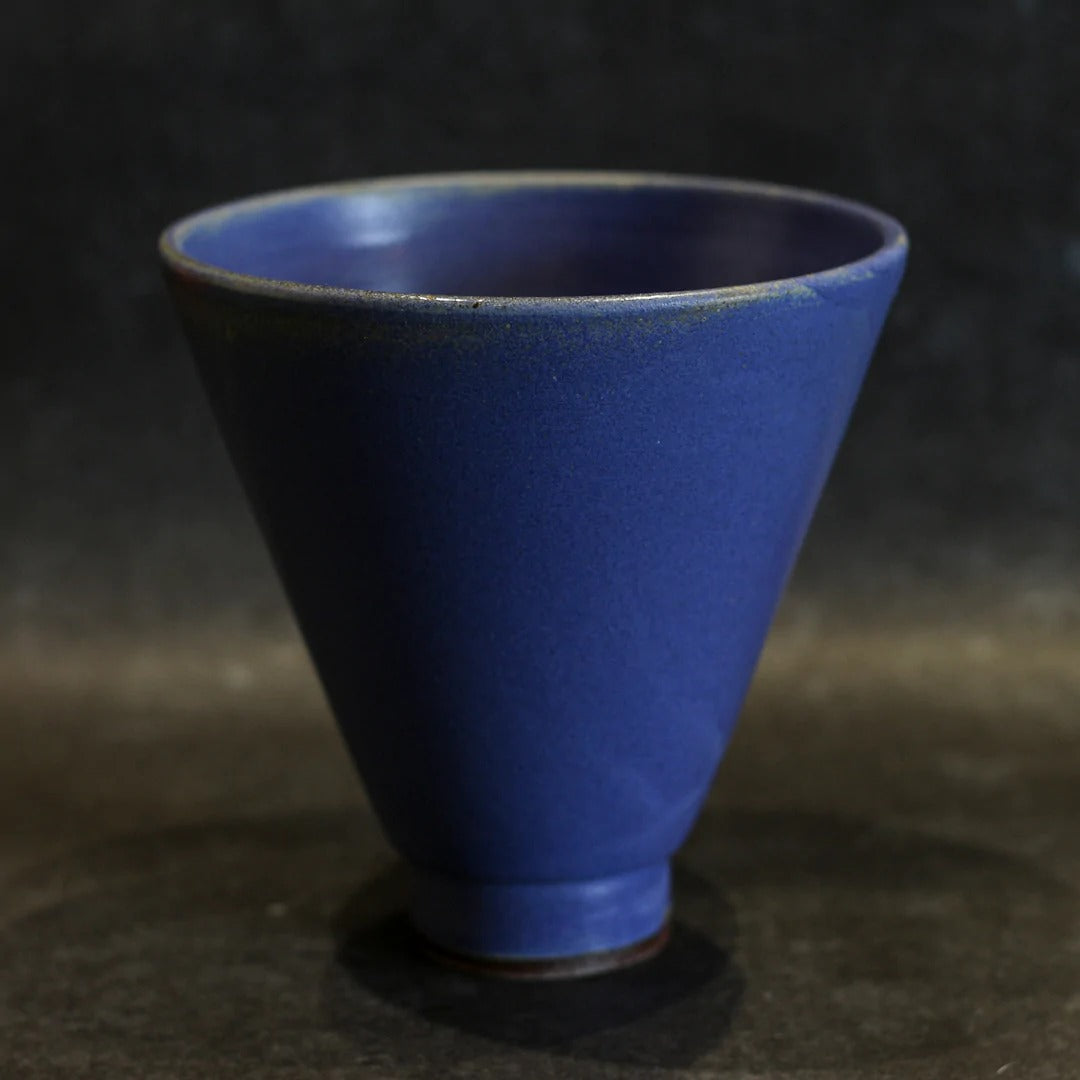 Stoneware - Cone Bowl - Blue