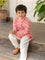 Set of 3 - Dev Organic Cotton Long Kurta with Jacket