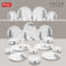 Arias by Lara Dutta Moon Winter Forest Dinner Set - 33 Pieces