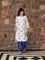 Ira Block Printed Cotton Long Kurta