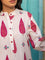Pink Cypress Hand Block Print Cotton Kurta