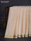 Pure mysore silk saree cream with plain body and zari woven border