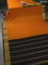 Pure mysore silk saree dark mustard and black with plain body and zari woven border