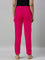 Dark Pink Cotton Stretch Kurti Pants