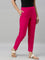 Dark Pink Cotton Stretch Kurti Pants
