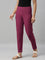 Medium Violet Cotton Stretch Kurti Pants