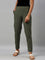 Olive Green Cotton Stretch Kurti Pants