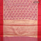 Banarasi kota saree pink shade and maroon with allover zari weaves & buttas and zari woven simple border