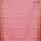 Banarasi kota saree light pink and pink with zari woven buttas and zari woven border