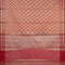 Banarasi kota saree peach orange and red with allover zari weaves and zari woven border