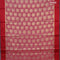 Banarasi kota saree pink shade and maroon with zari woven buttas and zari woven simple border