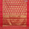 Banarasi kota saree red shade with zari woven buttas and zari woven simple border