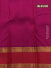 Pure kanjivaram silk saree sandal and purple with paisley zari woven buttas and rettapet zari woven border butta style