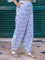 Royal Lotus Block Printed Cotton Lantern Pants