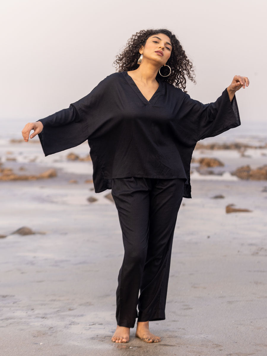 Mugdh Black Co-ord Set of 2