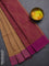 Bengal soft cotton saree sandal and purple with allover butta weaves and simple border