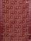Chanderi silk cotton saree sandal and wine shade with allover prints and banarasi style border
