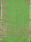 Assam silk saree light green with zari buttas & embroidery work and zari woven border