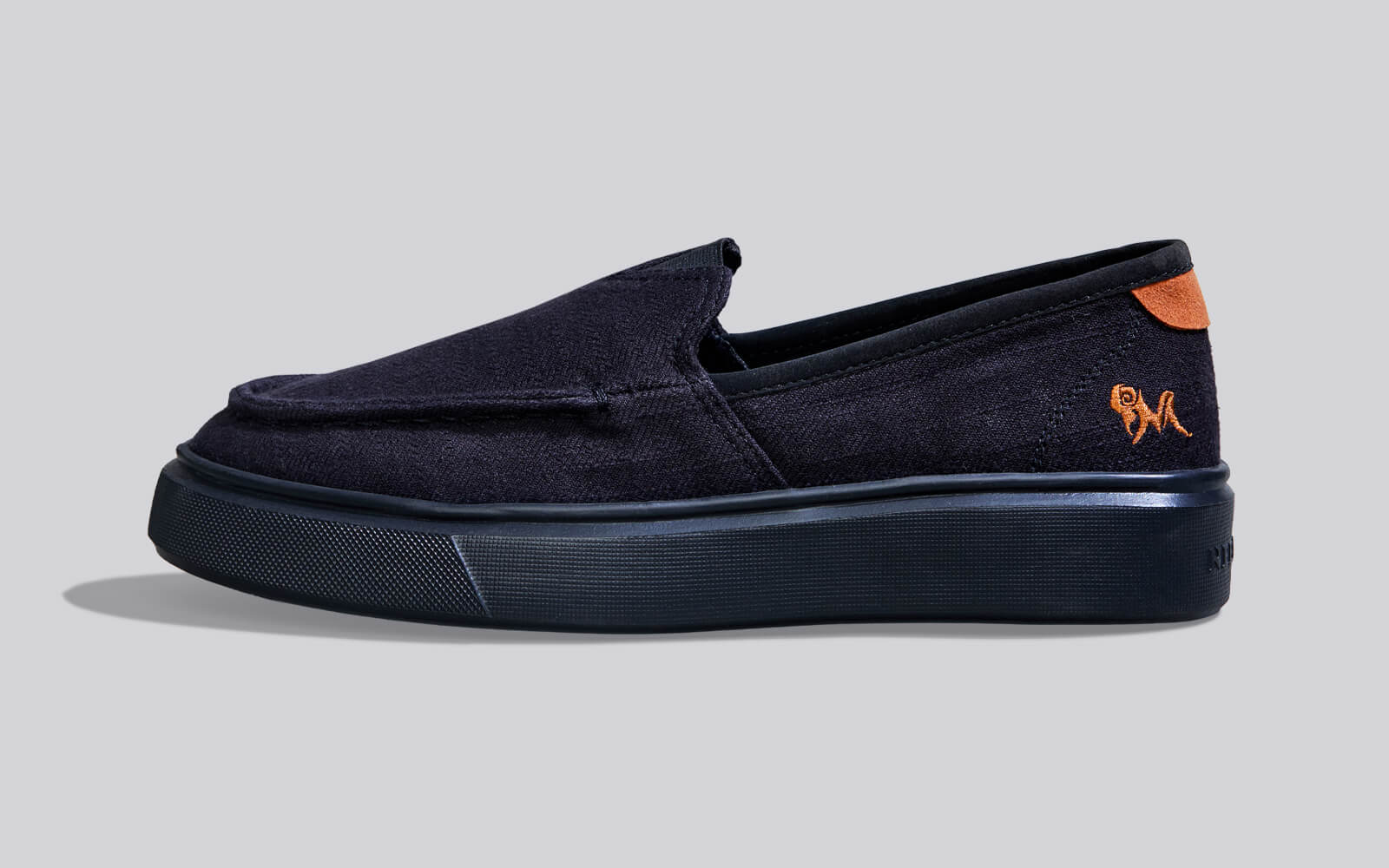 Canvas Coast Slip Ons : Black