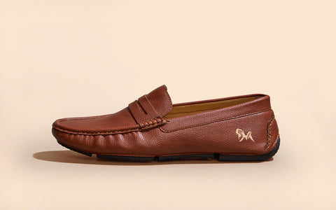 Dress Loafers : Tan