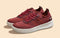 Embroidered Sneakers For Women : Maroon Ivory