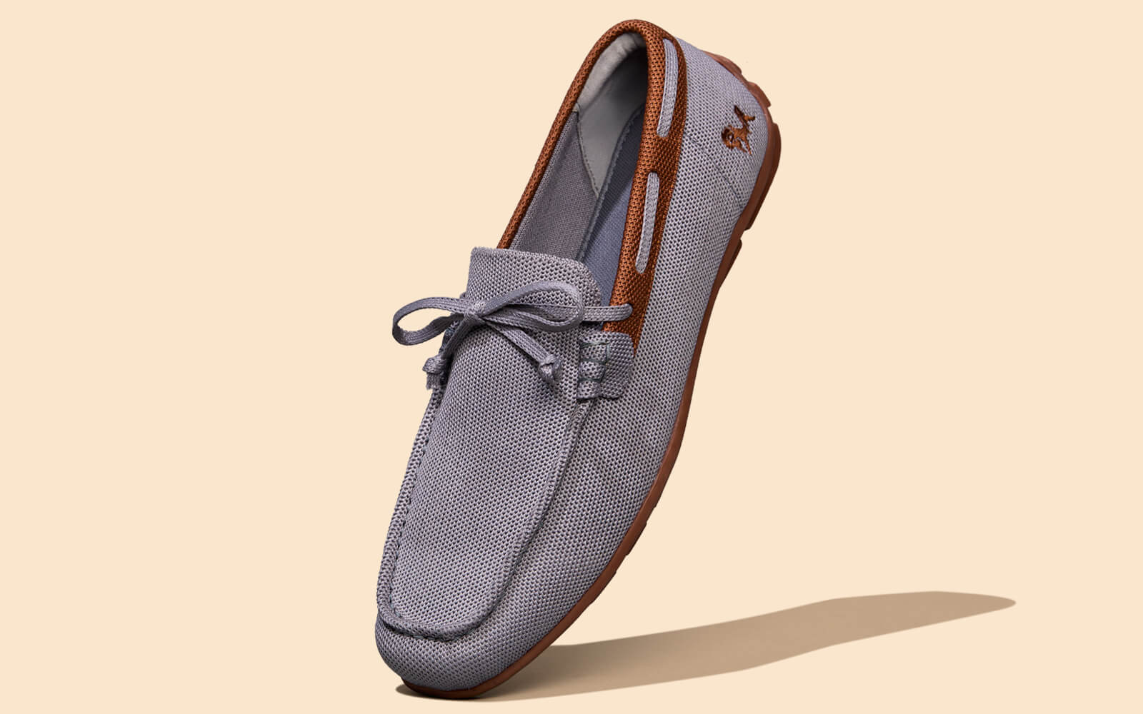 ReLive Knit Boat Loafers : Grey