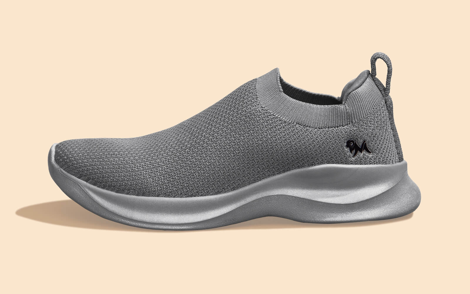 Cloud Flex Slip Ons : Grey
