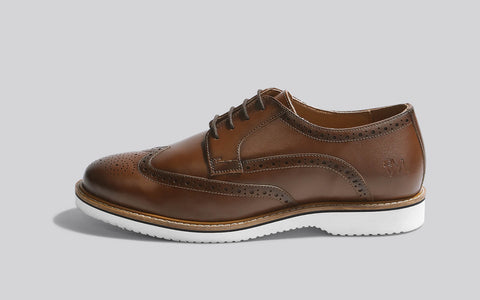 Luxe Brogues : Tan