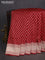 Banarasi uppada silk saree red with allover zari woven buttas and zari woven border