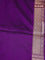 Banarasi uppada silk saree purple with allover silver & gold zari woven floral brocade weaves and zari woven border