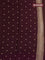Banarasi mushru silk saree wine shade with allover zari weaves and zari woven border