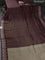Banarasi mushru silk saree wine shade with allover zari weaves and zari woven border
