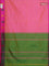 Arani semi silk saree dual shade of pink and green with thread woven buttas and thread woven butta border