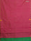 Arani semi silk saree dual shade of pink and green with thread woven buttas and thread woven butta border