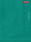 Arani semi silk saree teal blue shade with allover zari weaves in borderless style