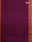 Chettinad cotton saree dark magenta ink and dark mustard with thread woven buttas and thread woven border