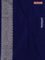 Banarasi semi katan silk saree dark blue with zari woven buttas and zari woven border